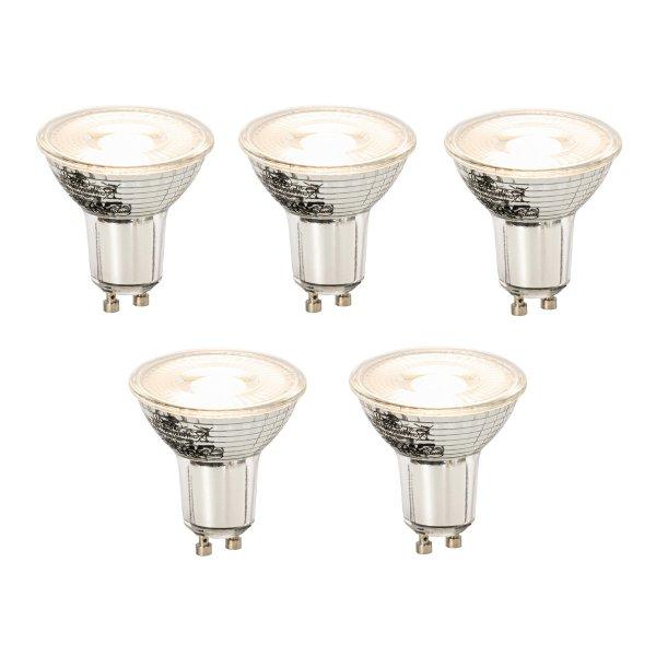 5 db GU10 dimmelhető LED izzó szett 8W 660lm 3000K