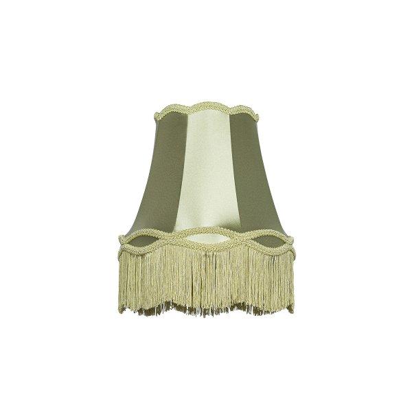 Szövet lámpabúra zöld 30 cm - Granny