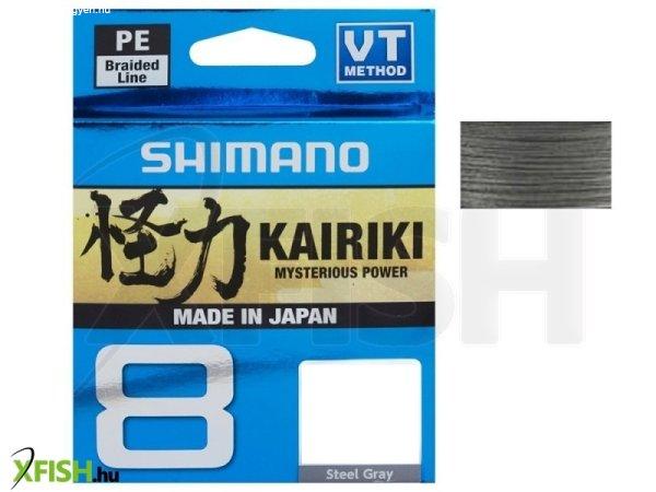 Shimano Line Kairiki 8 Fonott Zsinór Szürke 300m 0,06mm 5,3Kg