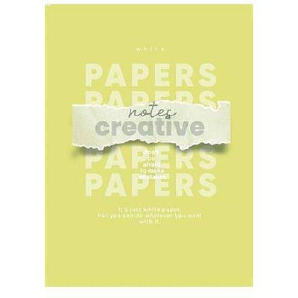 Füzet, tűzött, A4, vonalas, 80 lap, SHKOLYARYK "Notes Creative",
vegyes