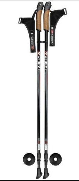 Abbey Alu Nordic Walking bot, Geneva, szürke-bordó