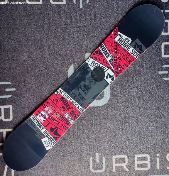 Rome SDS Factory Rocker snowboard, 155cm, használt