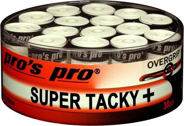 Pro's Pro Super Tacky Plus fedőgrip 30 db, fehér
