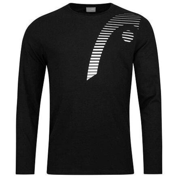 Club 22 Cliff LS Men férfi póló, fekete, XXL méret