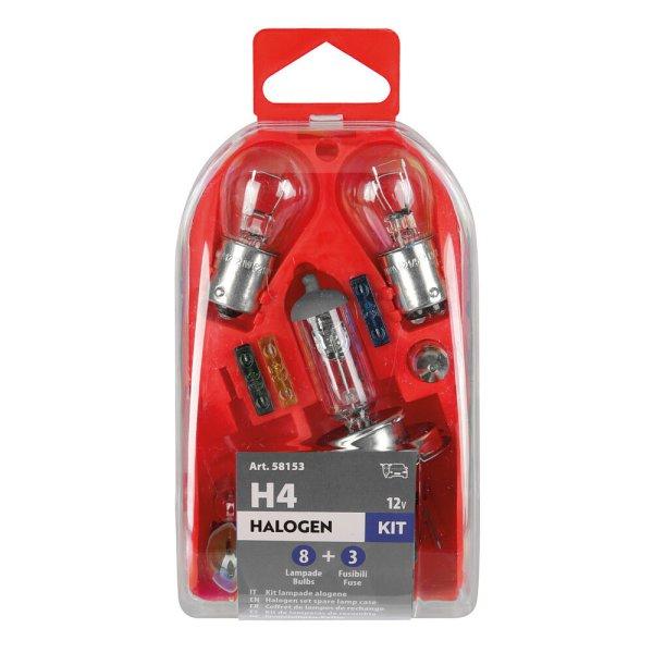 IZZÓKSZT 12 V LAMPA H4 8 IZZÓ + 3 BIZTOSÍTÉK