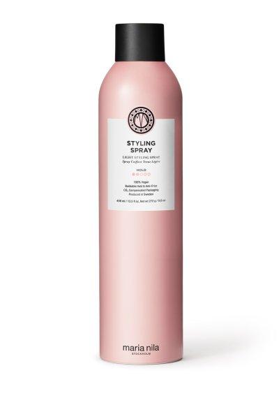 Maria Nila Hajlakk könnyű fixálással szulfátok nélkül Style & Finish
(Styling Spray) 400 ml