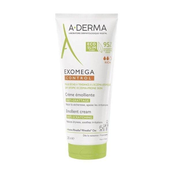 A-DERMA Lágyító krém atópiás ekcémára hajlamos száraz bőrre Exomega
Control (Emollient Cream) 200 ml