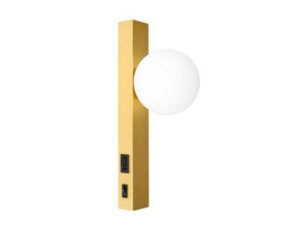MasterLed Bali-10 G9-es foglalatú USB A+C olvasólámpa  kapcsolóval