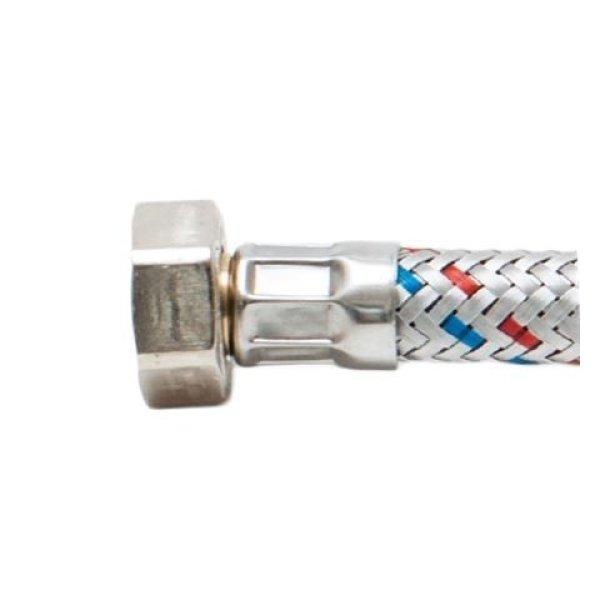 Víz flexibilis bekötőcső B-B 1/2"-1/2" 20 cm