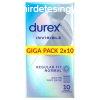 Durex Invisible Extra Sensitive - vkony vszer (2x10db)