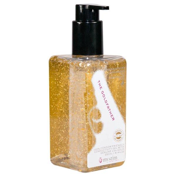 mystim síkosító elektro szexhez - 23k gold (250 ml)