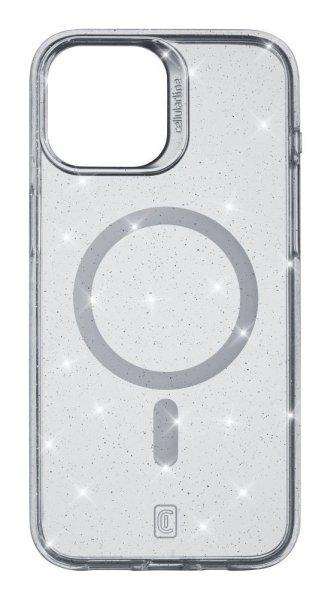 Cellularline Sparkle Mag Back Cover with Magsafe Support for Apple iPhone 15,
Clear
