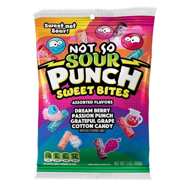 Sour Punch Sweet Bites enyhén savanyú gumicukor válogatás 105g