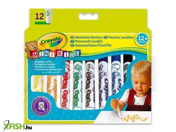 Crayola Mini Kids: 12 db tompa hegyű filctoll