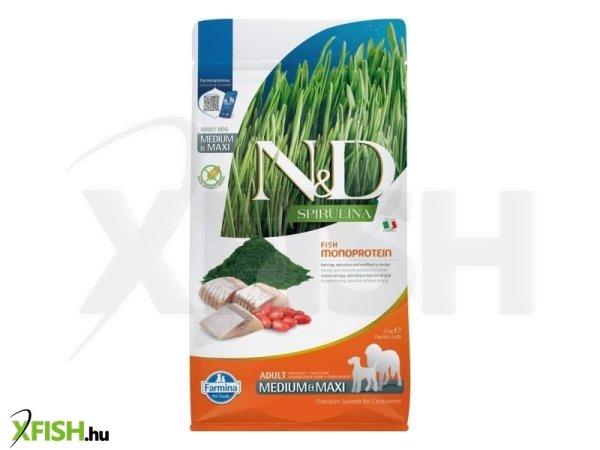 N&d spirulina dog hering adult medium/maxi 2kg