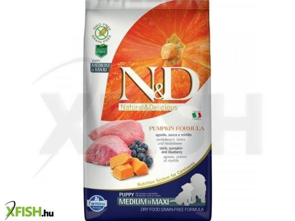 N&d dog grain free bárány & áfonya sütőtökkel puppy medium/maxi 2,5kg