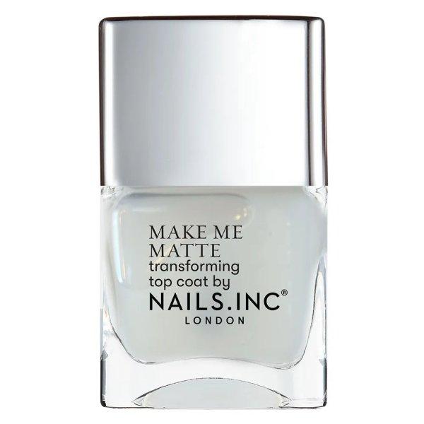 Nails.Inc Mattító fedő körömlakk Better On Top Make Me Matte (Transforming
Top Coat) 14 ml