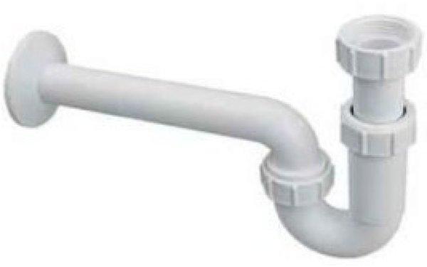 MCALPINE HC4-PF32-L műanyag csőszifon leeresztőszelep nélkül 200mm csővel,
5/4" x 32mm