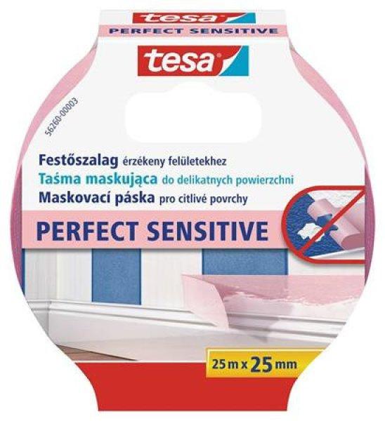 Festő- és mázolószalag, érzékeny felületekhez, 25 mm x 25 m, TESA
"Perfect Sensitive"