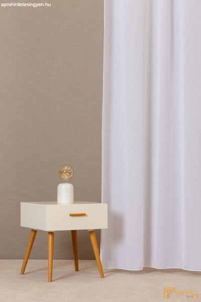 (10 szín) PRIMULA Sablé fényáteresztő függöny - Fehér -300 cm