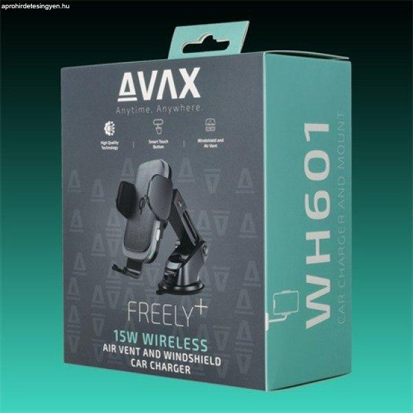 Avax WH601 autós tartó vezeték nélküli töltéssel
