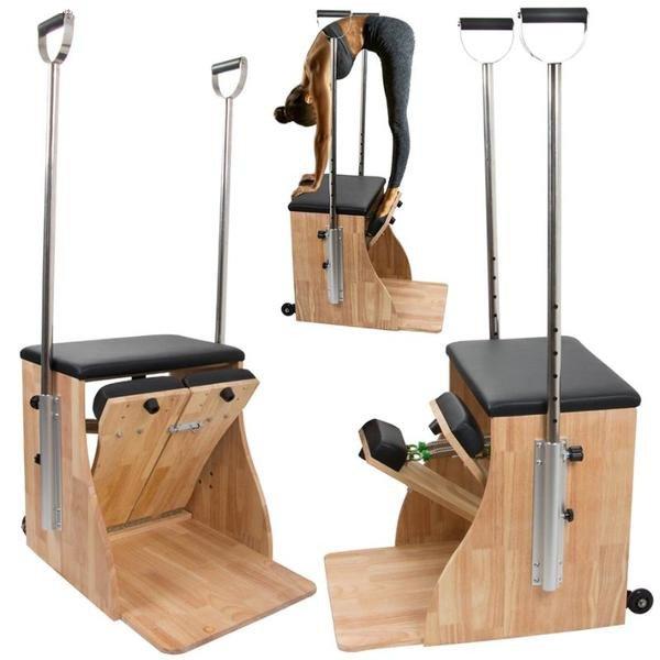 Professzionális Pilates szék (Wunda Chair) – fa szerkezettel és
állítható kapaszkodóval 14459