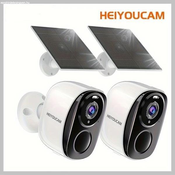HEIYOUCAM 2 db Napelemes Vezeték Nélküli Kültéri Biztonsági Kamera
BV137826