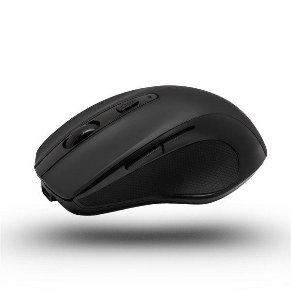 Bluestork Vezeték nélküli Egér - M-WL-OFF75-BLACK (Rechargeable, Bluetooth,
1600 DPI, 6 gomb, optikai, fekete)