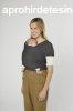 Ergobaby Aura Sustainable Knit Hordozkend: Soft Black / Fe