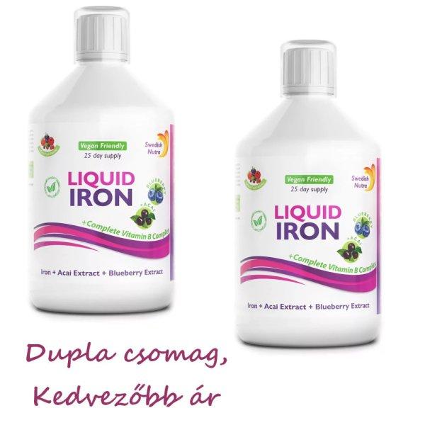 2db Swedish Nutra Folyékony Vas 500 ml