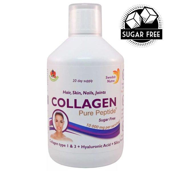 SWEDISH NUTRA CUKORMENTES MARHAKOLLAGÉN 10000 500ml