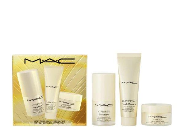 MAC Cosmetics Bőrápoló ajándékcsomag Holy Grail Mini Hyper Real Trio Kit