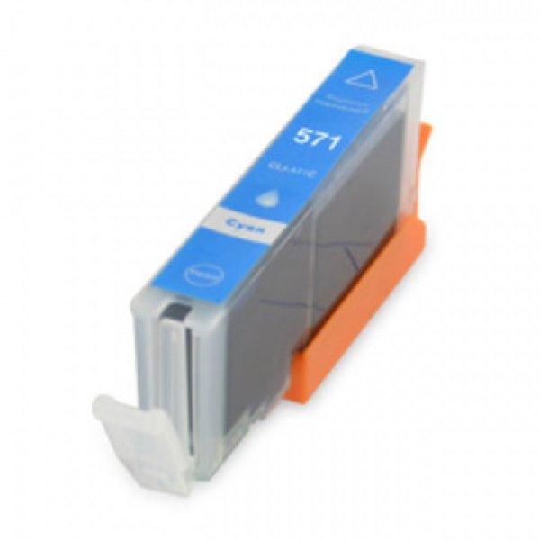 Canon -hoz, ™ CLI-571XL C (cián) CHIPES utángyártott tintapatron (~715
oldal, 13ml)