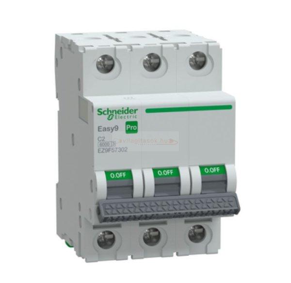 Schneider Easy9 Pro kismegszakító 3P C 2A 6kA