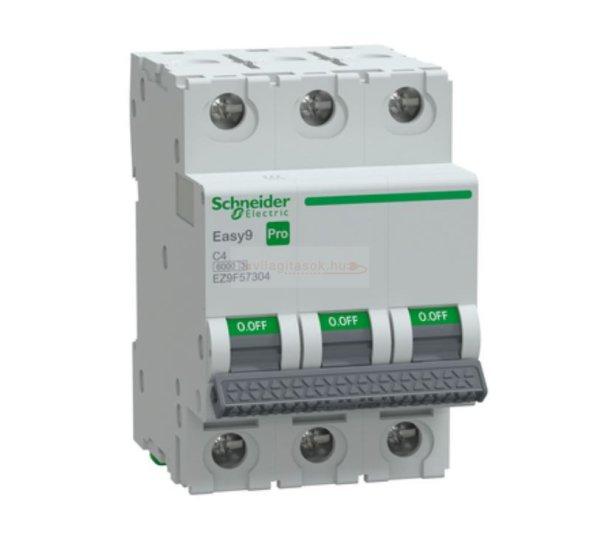 Schneider Easy9 Pro kismegszakító 3P C 4A 6kA