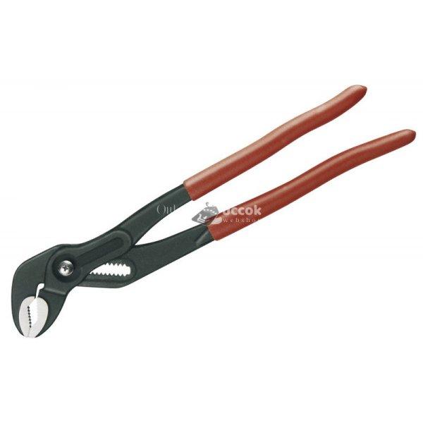 FORTUM vízpumpa fogó 'Hunter', 185mm, 60CrMoV18-5, foszfátozott,
gumírozott markolat FORTUM