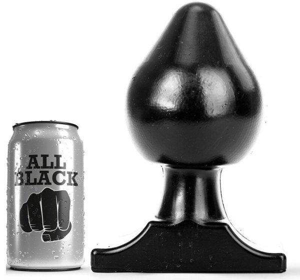 ALL BLACK - 19 cm-es prémium anális kényeztető