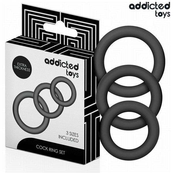 ADDICTED TOYS - 1. modell szilikon gyűrű készlet