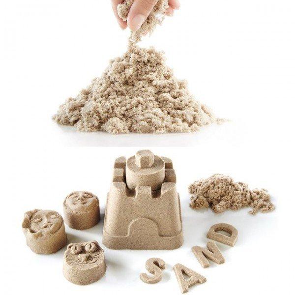 Kinetikus homok 1kg zsákban bézs