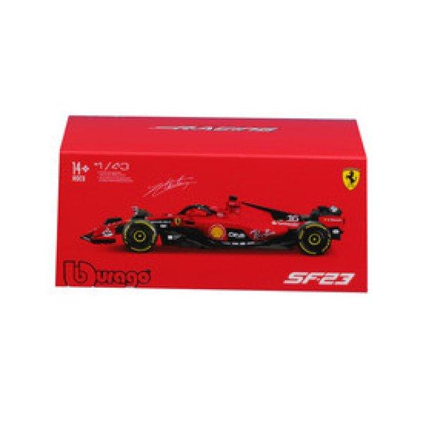 Bburago 1 /43 F1 versenyautó - Ferrari SF-23 (With helmet) (#16 Leclerc)