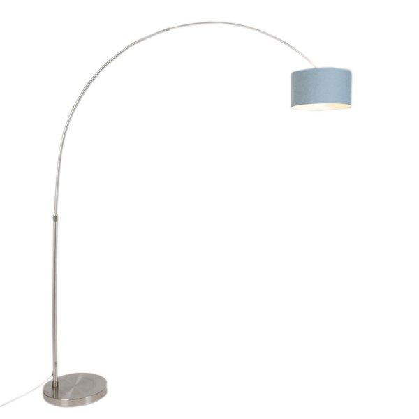Acél ívlámpa árnyékolóval 35/35/20 kék állítható - XXL