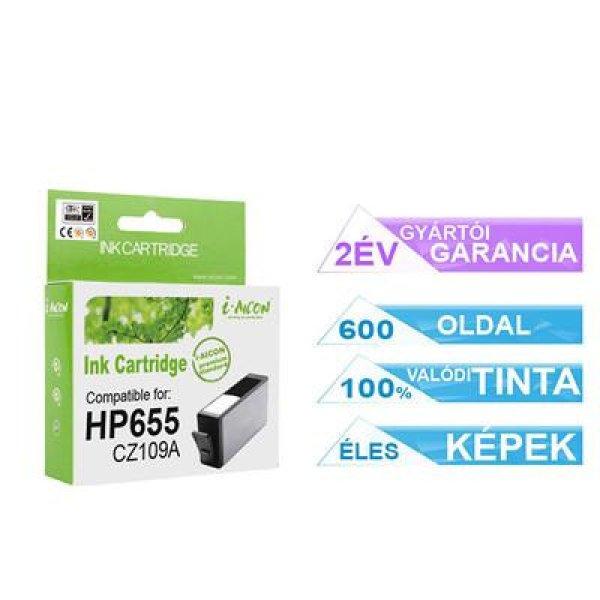 HP -hez Nr.655 (CZ109A) utángyártott fekete tintapatron, kb. 600 oldal