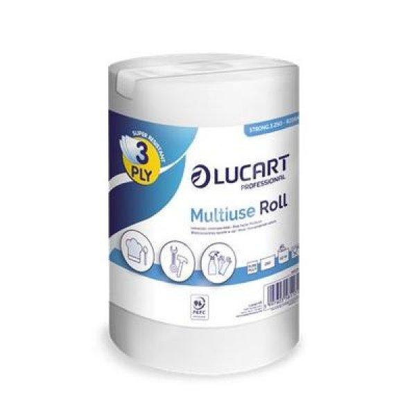 Törlőkendő, tekercses, univerzális, belső adagolású, 3 rétegű, LUCART
"Multiuse Strong 3.250"