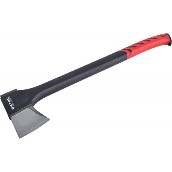 EXTOL PREMIUM hasító fejsze, ékes, nylon nyél 950 g, 450 mm hosszú
hajlított nyél, TPR gumis markolat