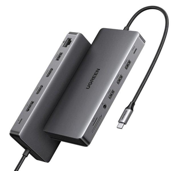 UGREEN Revodok Pro 313 13-in-1 Triple Display Docking Station Grey