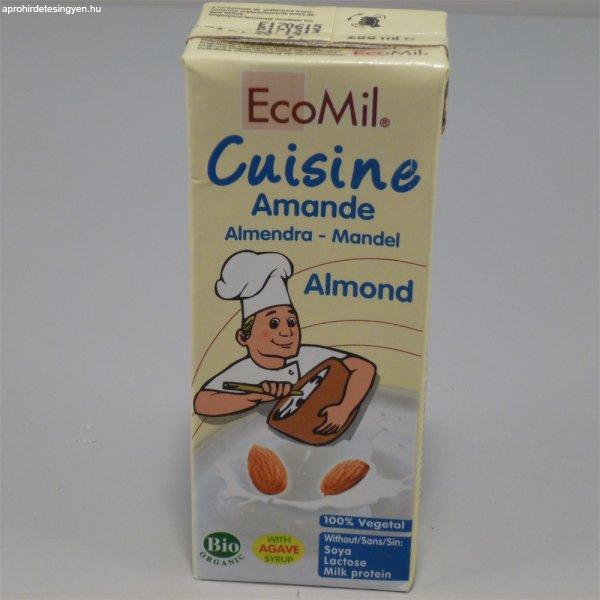 Ecomil bio növényi mandula főzőkrém 200 ml