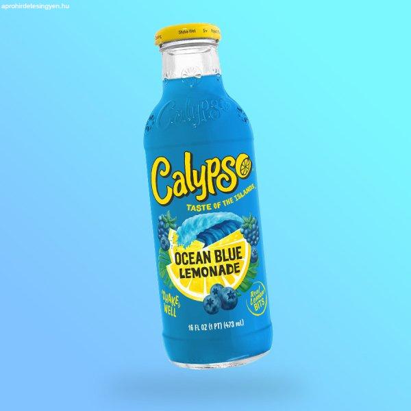 Calypso Ocean Blue áfonyás és málnás limonádé 473ml DRS