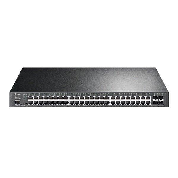 TP-LINK Switch 48x1000Mbps (48xPOE+) + 4xGigabit SFP + 2xkonzol port,
Menedzselhető Rackes, SG3452P