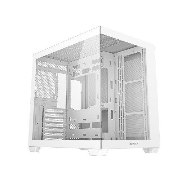 DeepCool Számítógépház - CG530 WH (fehér, ablakos, venti nélkül, BTS,
ATX, 2xUSB3.0, 1xUSB2.0)