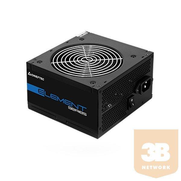 CHIEFTEC Tápegység ELEMENT 500W, 12cm, ATX, BULK, 85+ Bronz